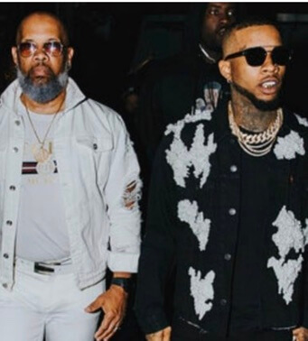 Sonstar Peterson with his son, Tory Lanez.